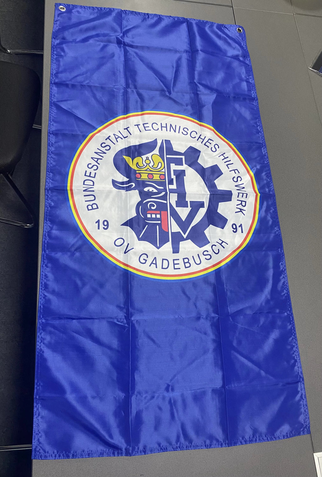 individuell gestaltete Flagge