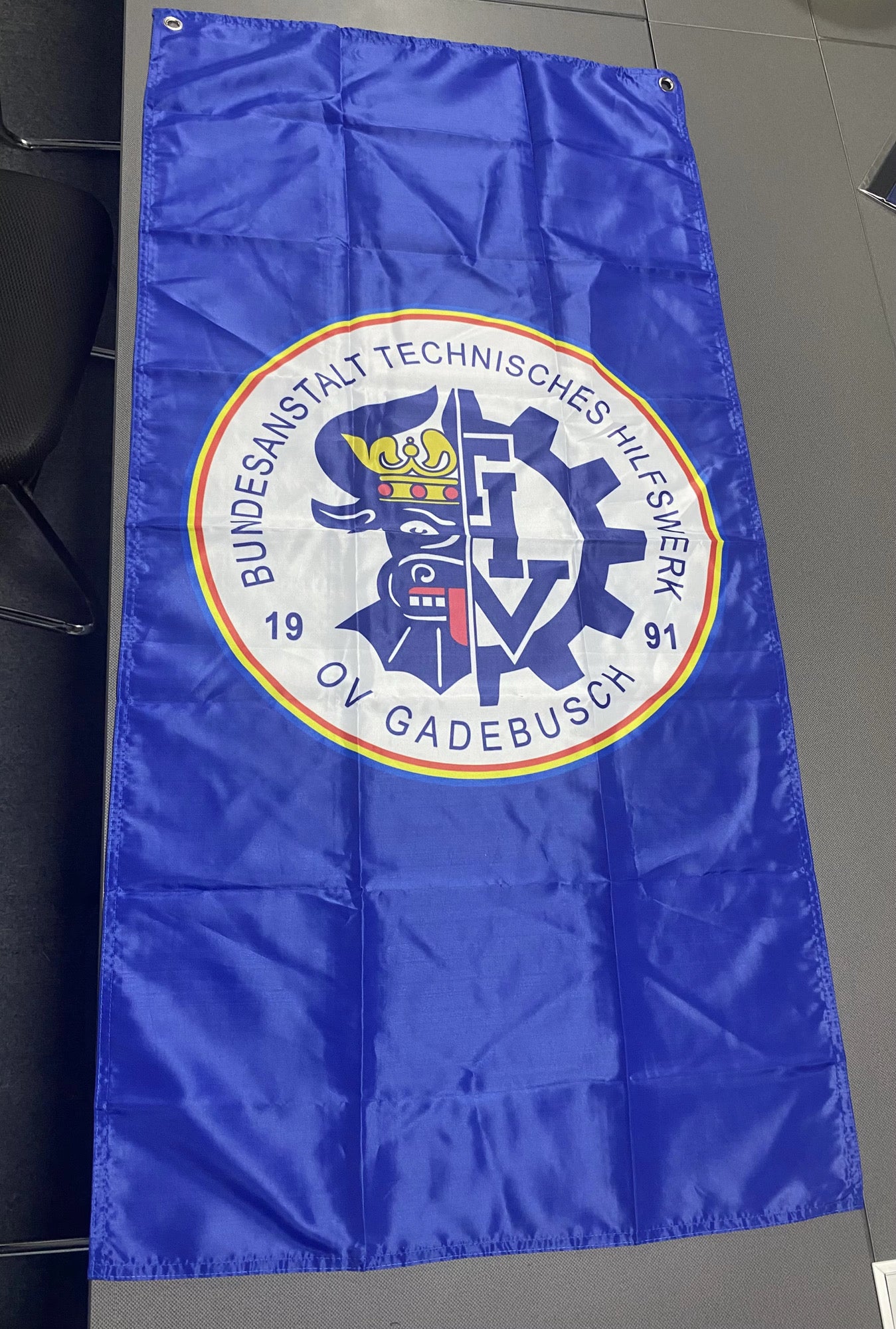 individuell gestaltete Flagge