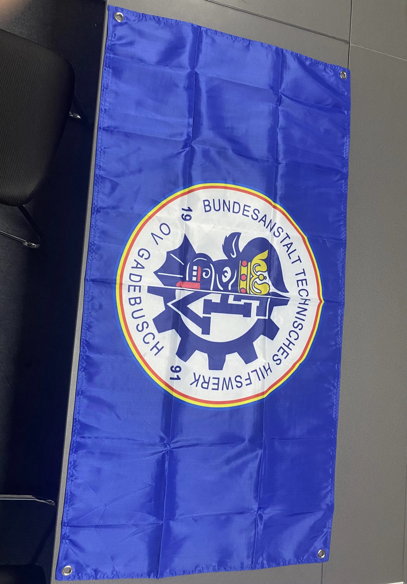 individuell gestaltete Flagge
