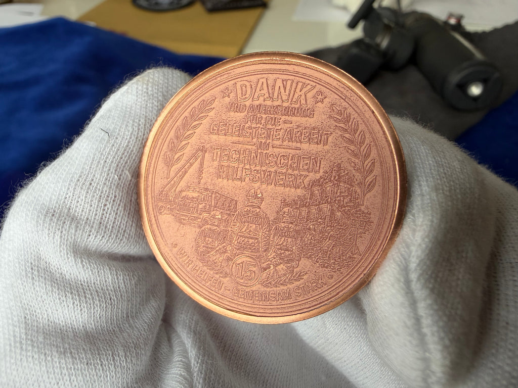 Individuelle Gedenkcoins aus reinem Kupfer – Erinnerung, Anerkennung & Wertschätzung in besonderer Form