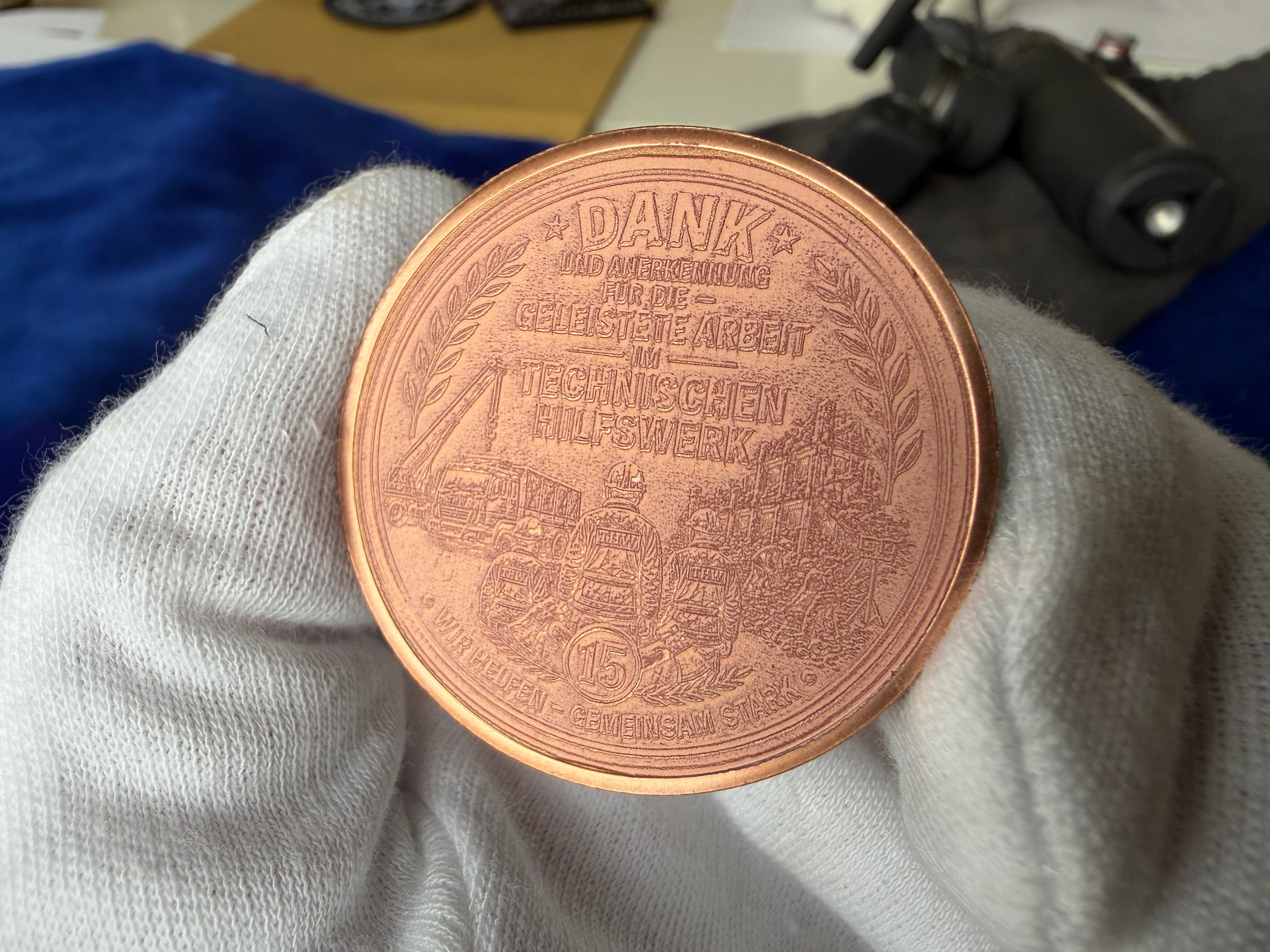 Individuelle Gedenkcoins aus reinem Kupfer – Erinnerung, Anerkennung & Wertschätzung in besonderer Form