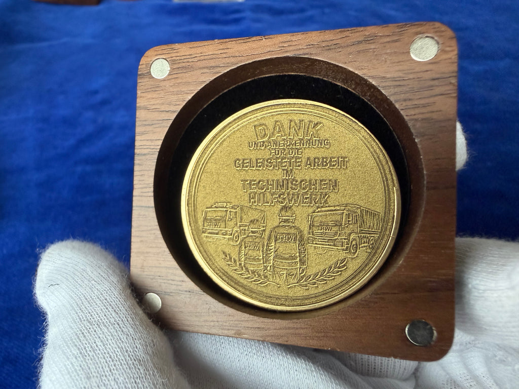 Individuelle Gedenk-coins aus Messing – Erinnerung, Anerkennung & Wertschätzung in besonderer Form