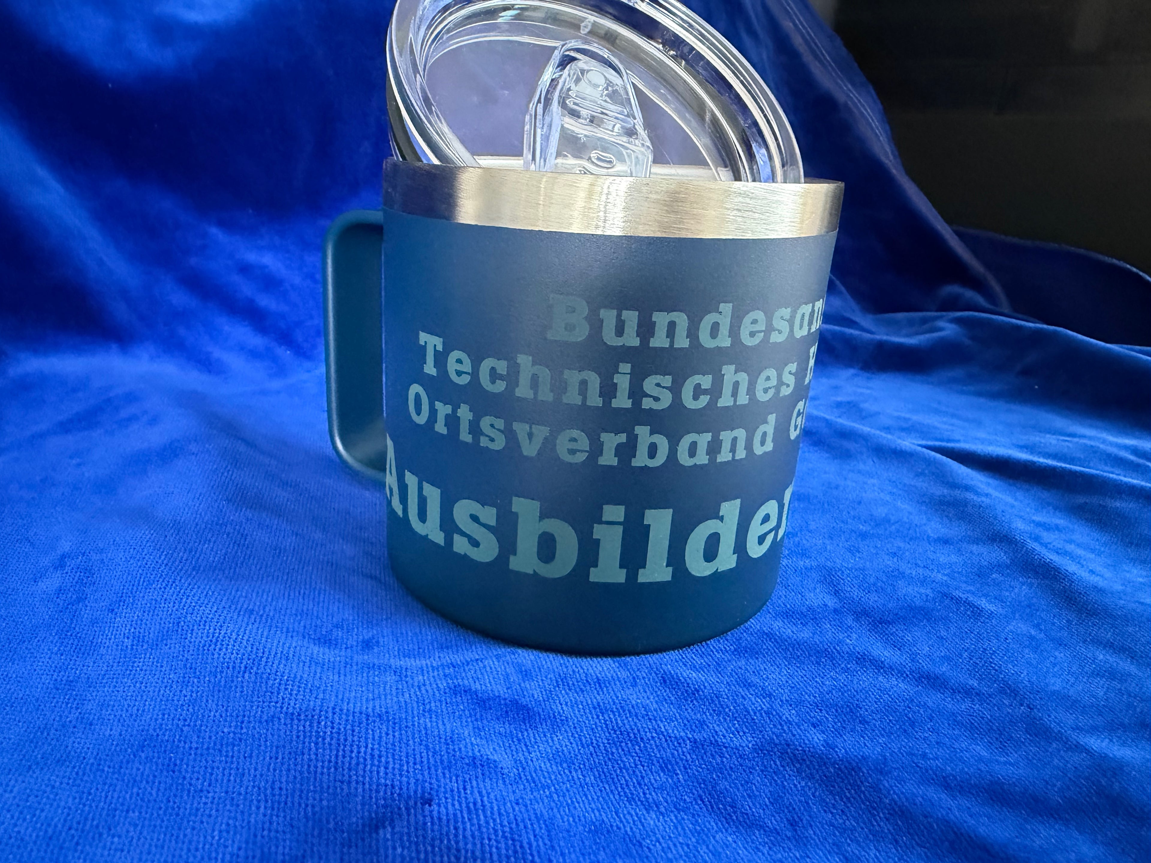 Coin & Thermobecher einfach graviert
