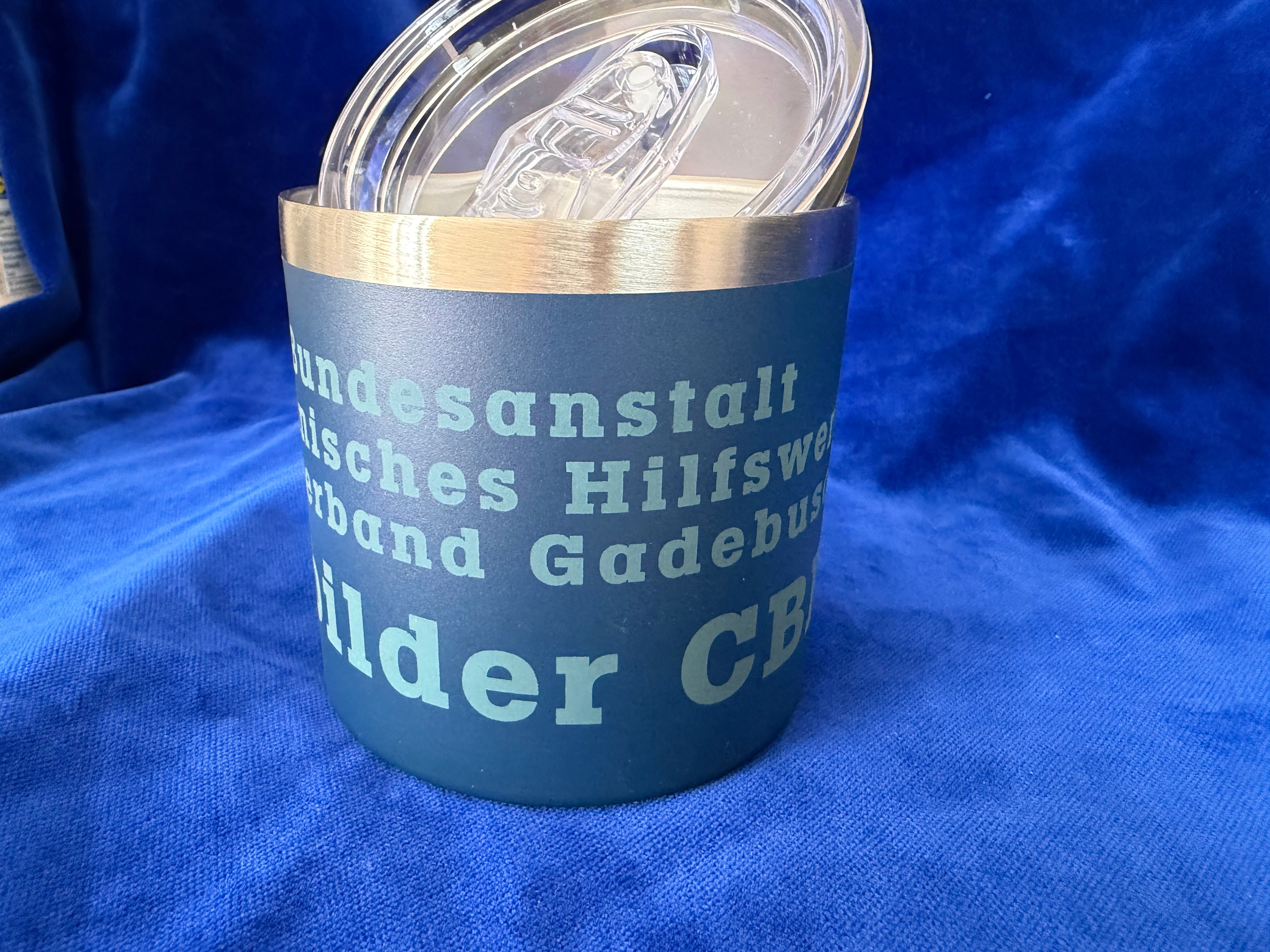 Coin & Thermobecher einfach graviert