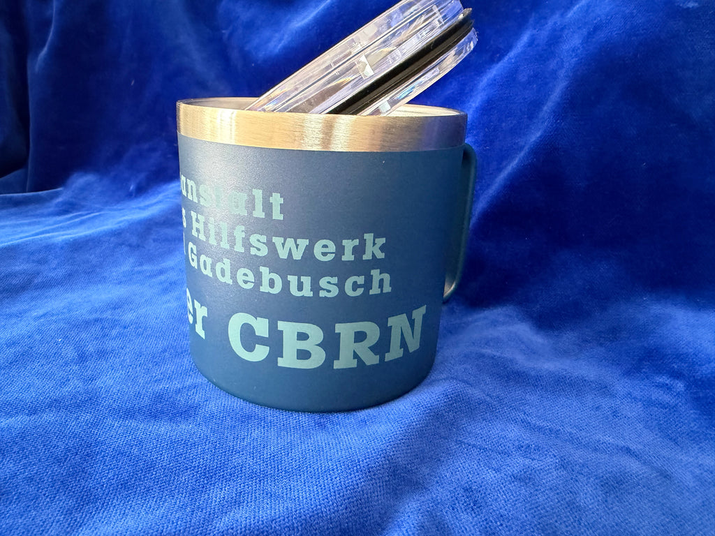 Coin & Thermobecher einfach graviert